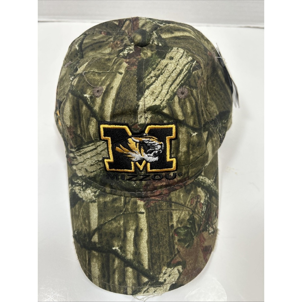 Missouri Tigers Mizzou Camo Mossy Oak OC Sports Slam NCAA Adjustable Cap Hat